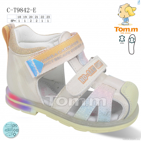 Дитячі сандалі оптом (c-t9842-e led)
