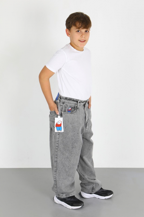 BIG BOY JUNIOR Дитячі джинси СКЕЙТЕР 105 Gri оптом