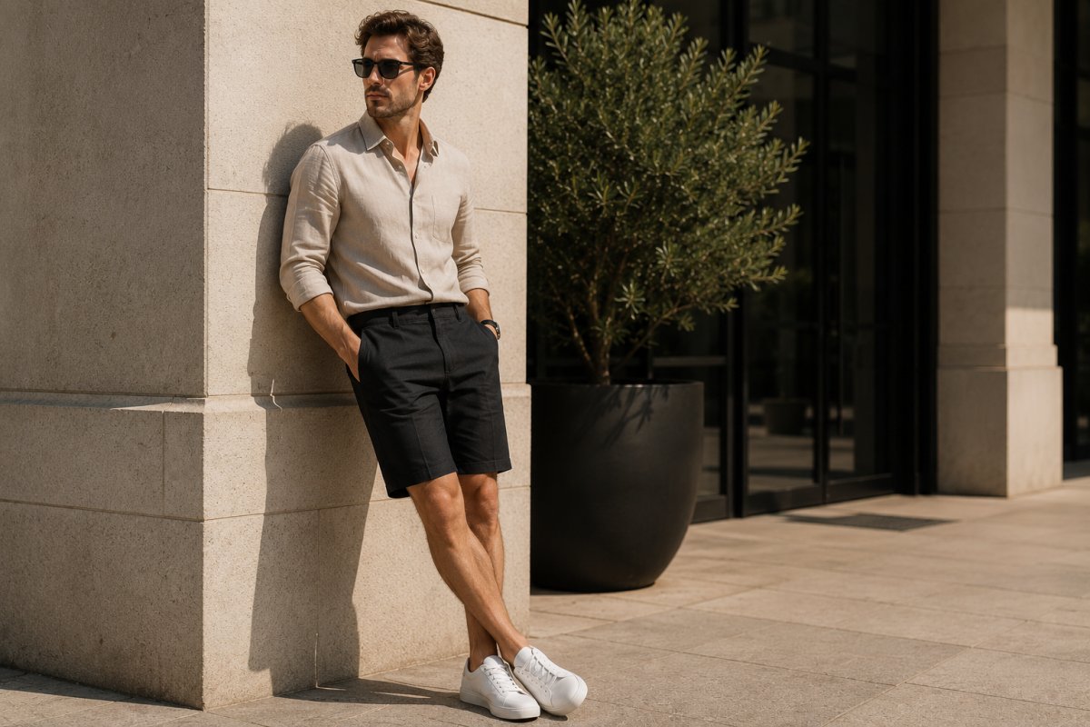 Костюмные шорты и smart casual